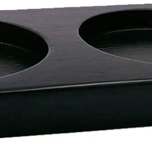 Salt and Pepper Mill Tray - Acrylic Transparent Mill Rest by urban noon - Grinders up to 2.2 inches in diameter