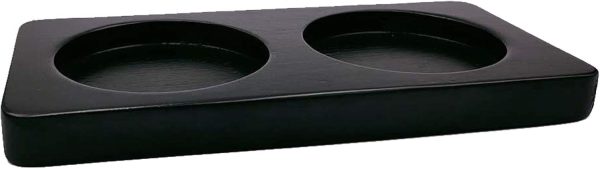 Salt and Pepper Mill Tray - Acrylic Transparent Mill Rest by urban noon - Grinders up to 2.2 inches in diameter